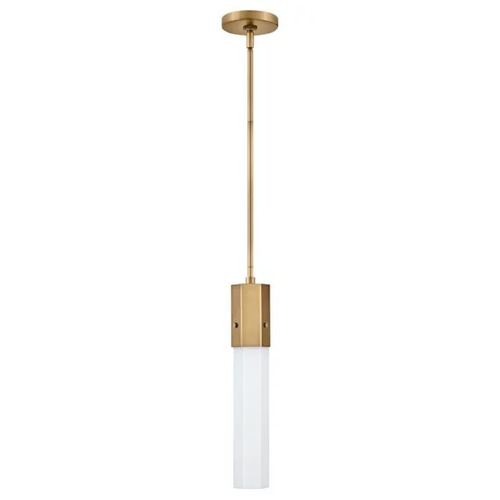 Hinkley Facet LED Pendant in Heritage Brass by Hinkley Lighting 45037HB