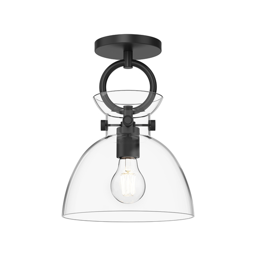 Alora Lighting Waldo Matte Black Semi-Flushmount Light