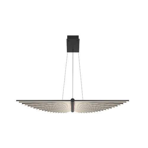 Eurofase Lighting Seraph 39-Inch LED Linear Chandelier in Black by Eurofase 46841-018