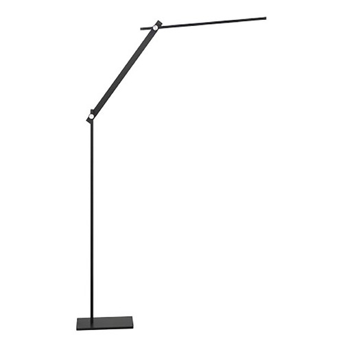 George Kovacs Task Portables Anodized Brushed Coal Black LED Swing Arm Lamp