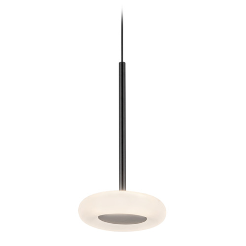 Kuzco Lighting Stephord Black LED Mini-Pendant Light with Oblong Shade