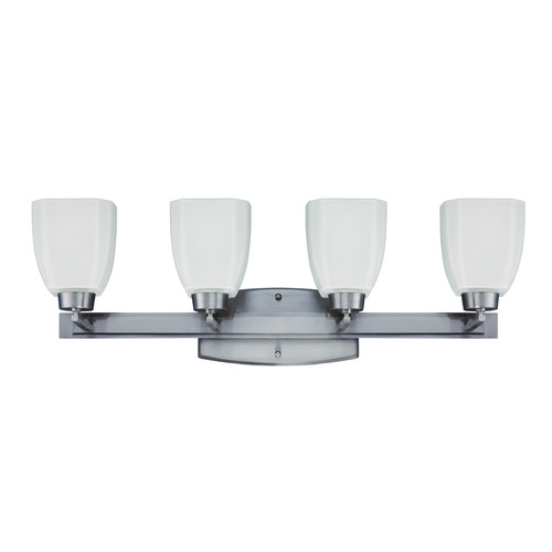 Bridwell 28-Inch Brushed Satin Nickel Bath Light by Craftmade Lighting