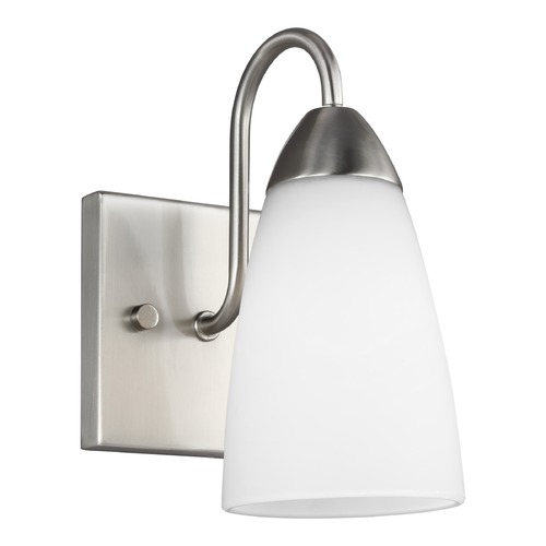 Seville Brushed Nickel Sconce by Generation Lighting