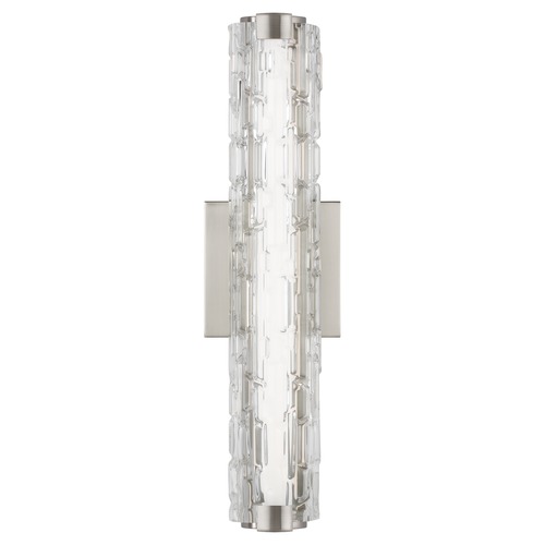 Visual Comfort Studio Collection Cutler Satin Nickel LED Sconce by Visual Comfort Studio WB1876SN-L1