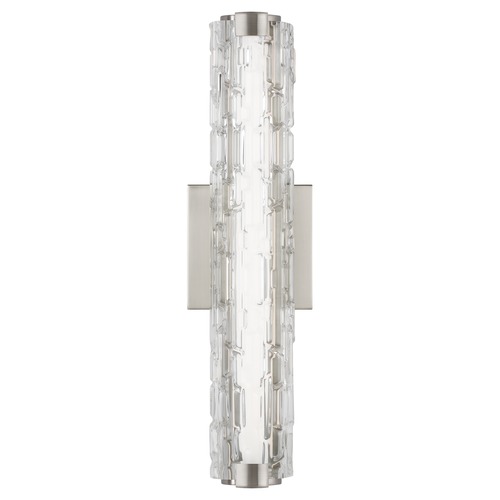 Cutler Satin Nickel LED Sconce by Visual Comfort Studio