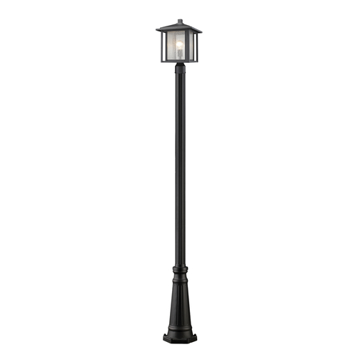 Aspen Black Post Light by Z-Lite