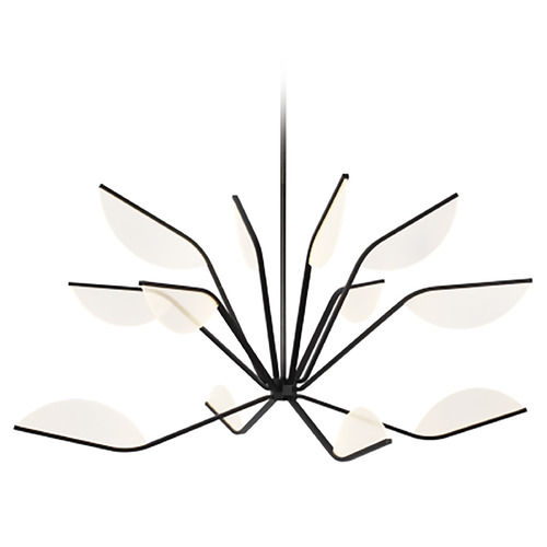 Belterra 48-Inch LED Chandelier in Black by Visual Comfort Modern