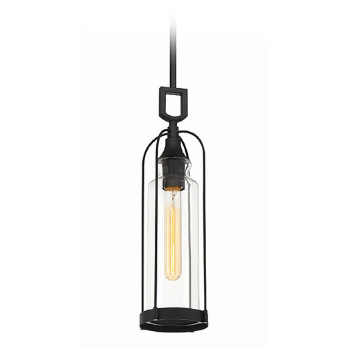 Eurofase Lighting Yasmin 17-Inch Outdoor Pendant in Satin Black by Eurofase Lighting 42727-019