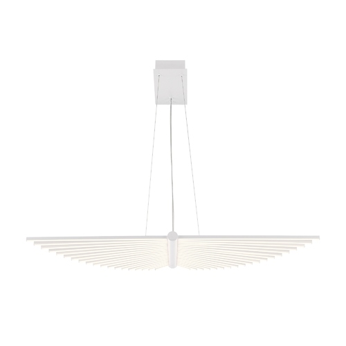 Eurofase Lighting Seraph 39-Inch LED Linear Chandelier in White by Eurofase 46841-032