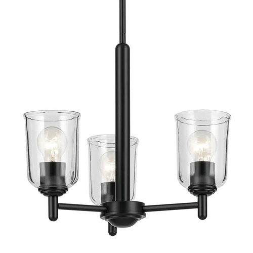 Shailene 3-Light Chandelier in Black by Kichler Lighting