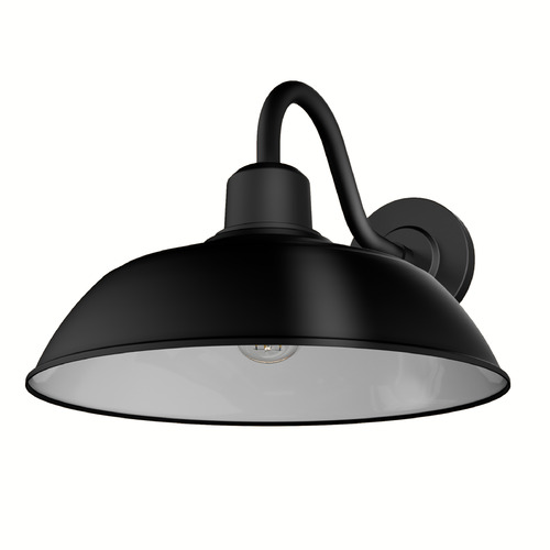 Hunter Fan Company Mill Valley Matte Black Barn Light