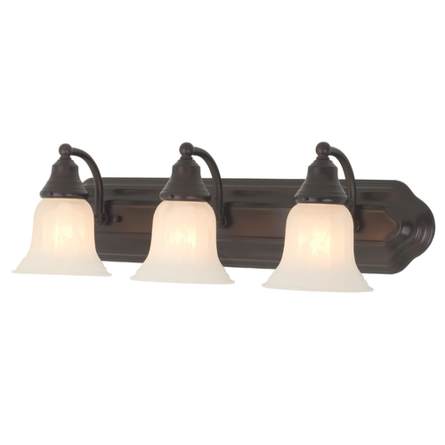 Design Classics Lighting Three-Light Bathroom Vanity Light 569-30