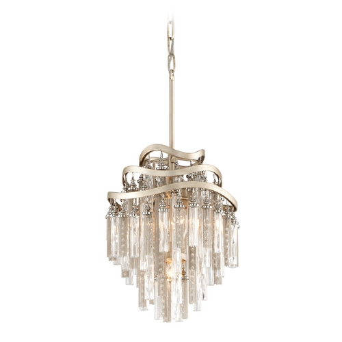 Chimera Tranquility Silver Leaf Pendant by Corbett Lighting