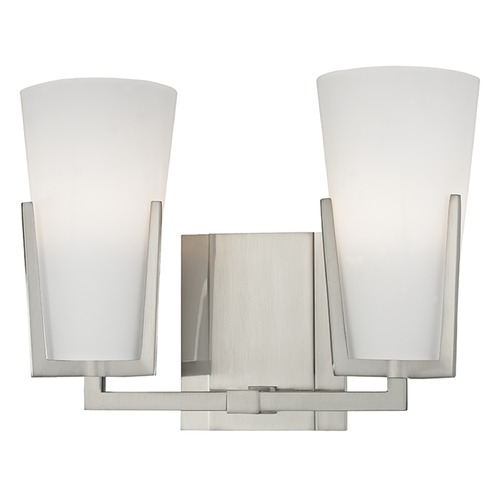 Hudson Valley Lighting Upton 2-Light Bath Light in Satin Nickel by Hudson Valley Lighting 1802-SN