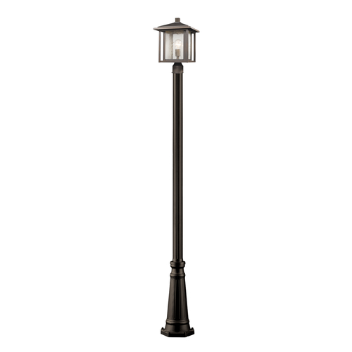 Z-Lite Aspen Oil Rubbed Bronze Post Light by Z-Lite 554PHB-519P-ORB