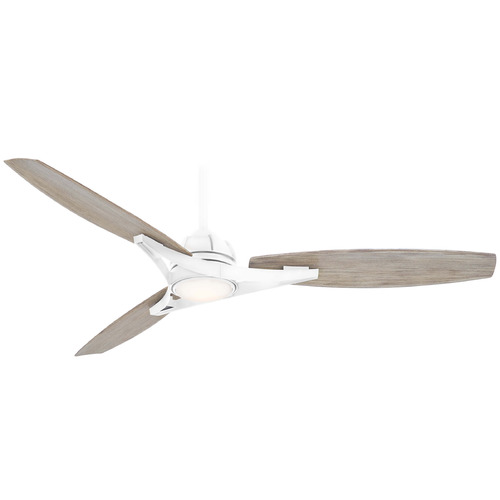 Minka Aire Minka Aire Molino LED Flat White LED Ceiling Fan with Light F742L-WHF