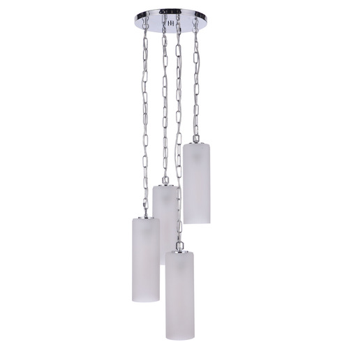 Myos Chrome Multi-Light Pendant by Craftmade Lighting