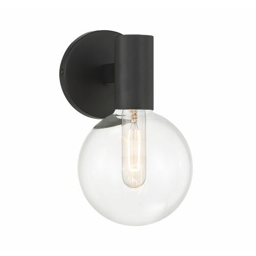 Wright 10-Inch Wall Sconce in Matte Black by Savoy House