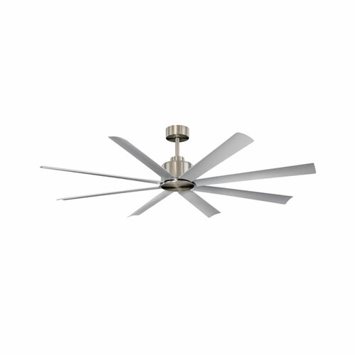 Condor 65-Inch Outdoor Ceiling Fan in Satin Nickel by Maxim Lighting