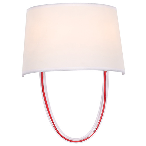 Crystorama Lighting Stella Red & Clear Sconce