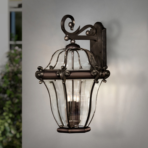 San Clemente 28-Inch Outdoor Wall Light in Copper Bronze by Hinkley Lighting