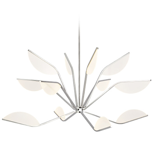 Belterra 48-Inch LED Chandelier in Nickel by Visual Comfort Modern