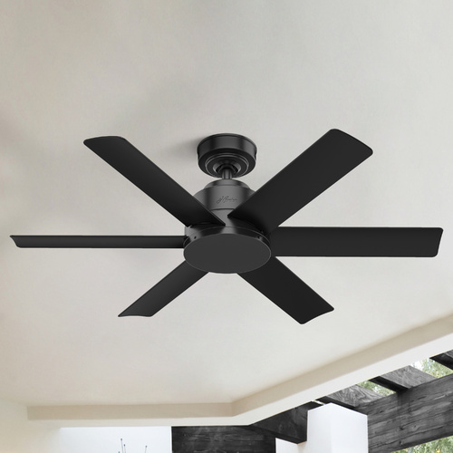 44-Inch Kennicott Fan in Matte Black by Hunter Fan Company