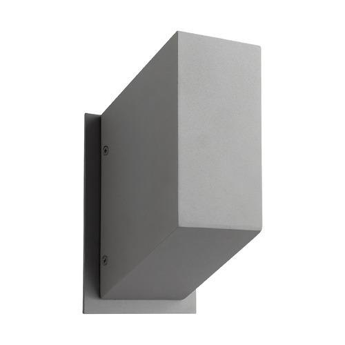 Oxygen Uno Small Outdoor LED Wall Light in Gray by Oxygen Lighting 3-700-16