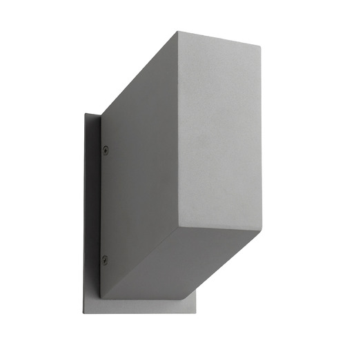 Uno Small Outdoor LED Wall Light in Gray by Oxygen Lighting