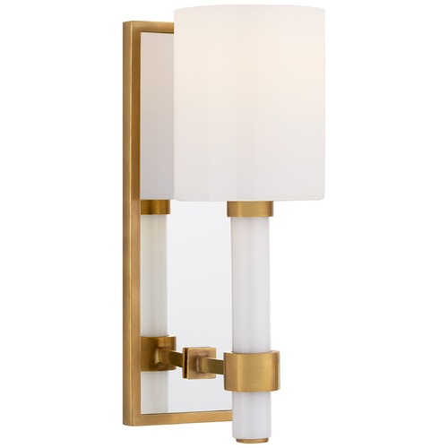 Visual Comfort Signature Collection Suzanne Kasler Maribelle Sconce in Antique Brass by Visual Comfort Signature SK2450HABWG