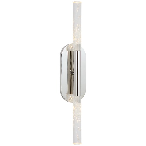 Visual Comfort Signature Collection Kelly Wearstler Rousseau Bath Light in Nickel by Visual Comfort Signature KW2282PNSG