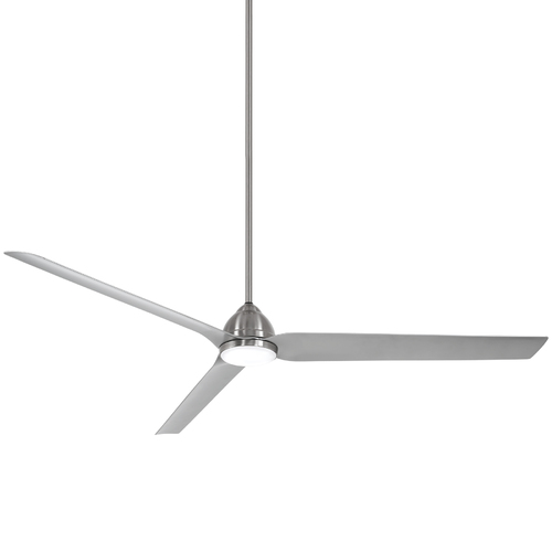 Minka Aire Java Xtreme 84-Inch LED Smart Fan in Brushed Nickel Wet by Minka Aire F754L-BNW