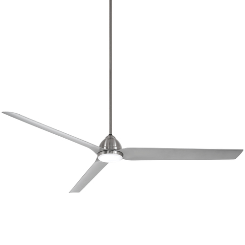 Java Xtreme 84-Inch LED Smart Fan in Brushed Nickel Wet by Minka Aire