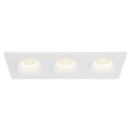 Eurofase Lighting Midway 3.50-Inch Rectangular Triple Regressed Gimbal in White by Eurofase Lighting 45382-017