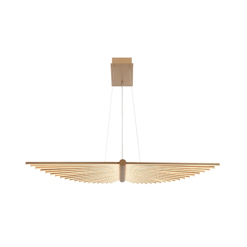 Seraph 39-Inch LED Linear Chandelier in Gold by Eurofase