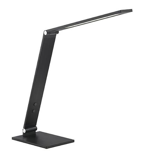 George Kovacs Portables Anodized Brushed Coal Black LED Swing Arm Lamp
