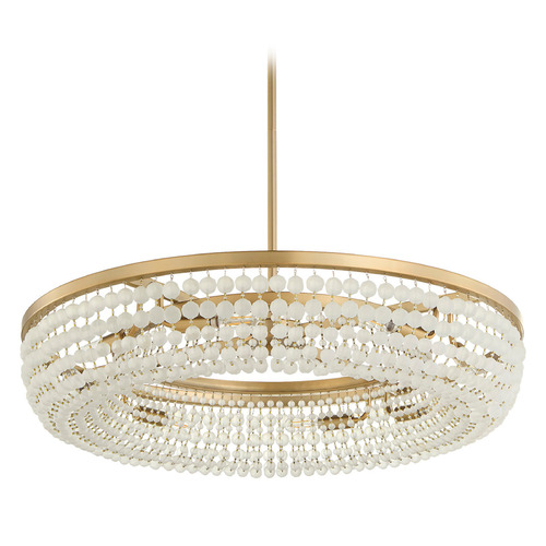 Cyan Design Cyan Design Ophelia Aged Brass Chandelier 11944