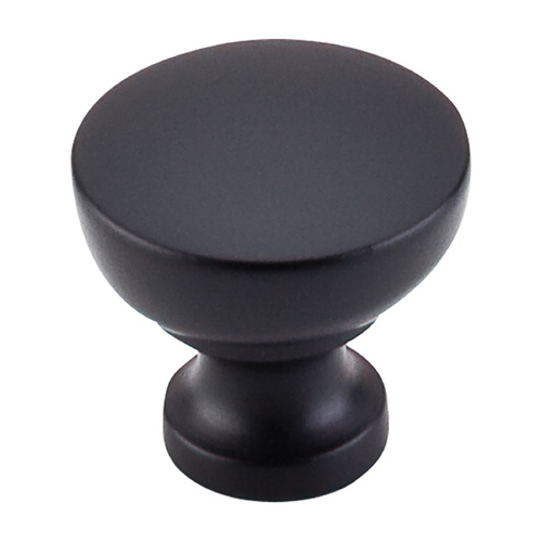Top Knobs Hardware Modern Cabinet Knob in Flat Black Finish M1120