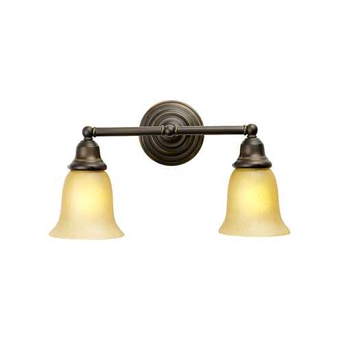 Design Classics Lighting Energy Star Rated Two-Light Bathroom Light 672ES-78