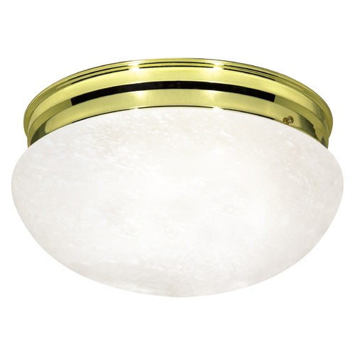 Nuvo Lighting Polished Brass Flush Mount by Nuvo Lighting SF76/678