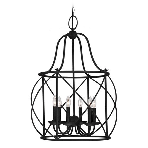 Generation Lighting Turbinio 29.50-Inch Pendant in Blacksmith by Generation Lighting 5116406-839