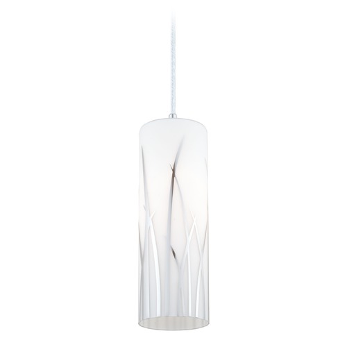 Rivato White & Chrome Mini Pendant by Eglo Lighting