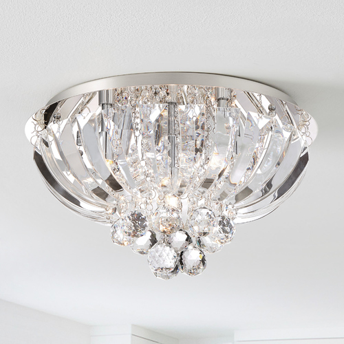 Glisten Polished Chrome Flush by Quoizel Lighting