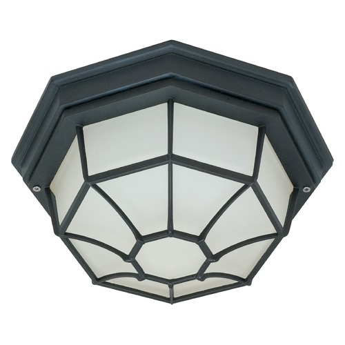 Textured Black Flush Mount by Nuvo Lighting