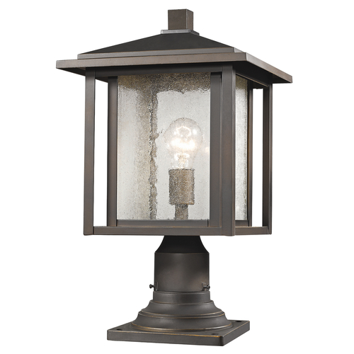 Aspen Oil Rubbed Bronze Post Light by Z-Lite