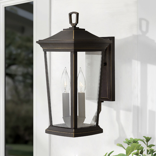 Bromley 15.50-Inch Oil Rubbed Bronze LED Outdoor Wall Light by Hinkley Lighting