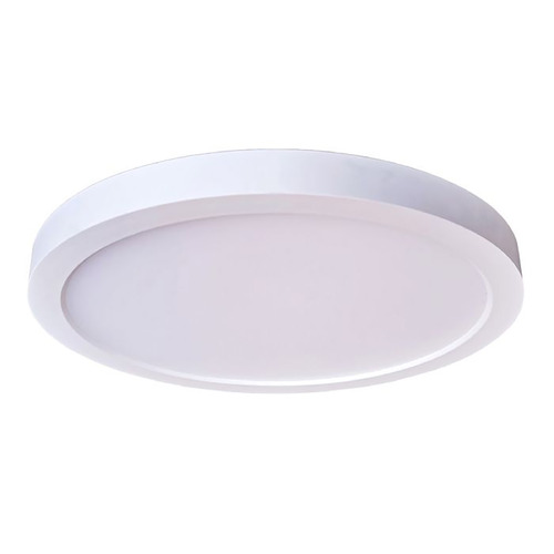 LED Flush Mount in White by Craftmade Lighting