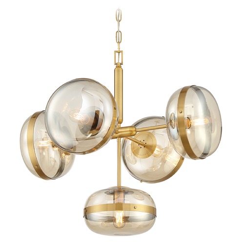 Nottingham Ancient Brass Chandelier by Eurofase Lighting