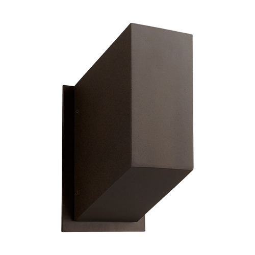 Oxygen Uno Small Outdoor LED Wall Light in Oiled Bronze by Oxygen Lighting 3-700-22