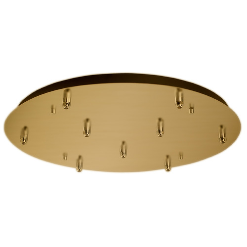 Kuzco Lighting 17.75-Inch Round Canopy in Brushed Gold by Kuzco Lighting CNP09AC-BG